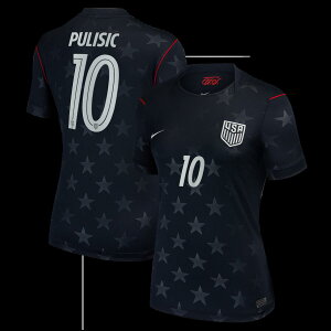 �y�����O�b�Y�zNATIONAL TEAM �A�����J��\ �v���V�b�` �A�E�F�C ���j�t�H�[�� �i���v���J�j Nike/�i�C�L ���f�B�[�X �u���[ (NIK S26 Women's Stadium Replica Jersey - Player)