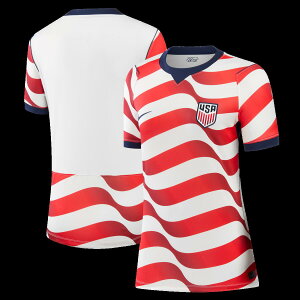 �y�����O�b�Y�zNATIONAL TEAM �A�����J��\ �z�[�� ���j�t�H�[�� �i���v���J�j Nike/�i�C�L ���f�B�[�X �z���C�g (NIK S26 Women's Stadium Replica Jersey)