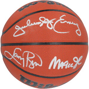 Larry Bird, Magic Johnson & Julius Erving Autographed Wilson Basketball