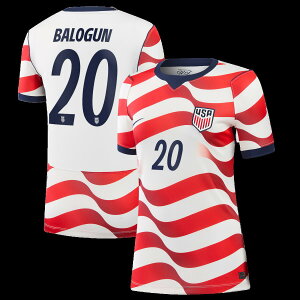�y�����O�b�Y�zNATIONAL TEAM �A�����J��\ �t�H�������E�o���O�� �z�[�� ���j�t�H�[�� �i���v���J�j Nike/�i�C�L ���f�B�[�X �z���C�g (NIK S26 Women's Stadium Replica Jersey - Player)