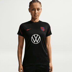 �y�����O�b�Y�zNATIONAL TEAM �A�����J��\ �g���[�j���O�E�F�A �g�b�v Nike/�i�C�L ���f�B�[�X �u���b�N (NIK S26 Women's SS Strike Top)