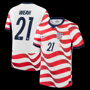 �y�����O�b�Y�zNATIONAL TEAM �A�����J��\ �e�B���V�[�E�E�B�[�A �z�[�� ���j�t�H�[�� �i�I�[�Z���e�B�b�N�j Nike/�i�C�L �����Y �z���C�g (NIK S26 Men' s Match Authentic Jersey - Player)