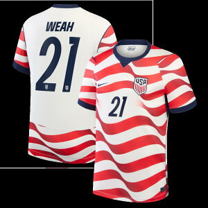 �y�����O�b�Y�zNATIONAL TEAM �A�����J��\ �e�B���V�[�E�E�B�[�A �z�[�� ���j�t�H�[�� �i���v���J�j Nike/�i�C�L �����Y �z���C�g (NIK S26 Men's Stadium Replica Jersey - Player)