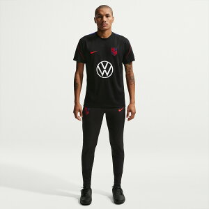 �y�����O�b�Y�zNATIONAL TEAM �A�����J��\ �g���[�j���O�E�F�A �g�b�v Nike/�i�C�L �����Y �u���b�N (NIK S26 Men's Dri-Fit Strike SS Drill Top)