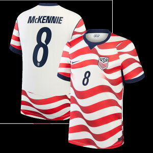 �y�����O�b�Y�zNATIONAL TEAM �A�����J��\ �E�F�X�g���E�}�b�P�j�[ �z�[�� ���j�t�H�[�� �i���v���J�j Nike/�i�C�L �����Y �z���C�g (NIK S26 Men's Stadium Replica Jersey - Player)