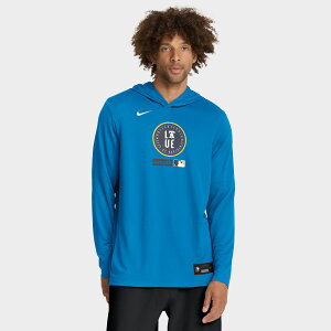 �y�����O�b�Y�zMLB �t�B���[�Y ���� T�V���c Nike/�i�C�L �����Y �u���[ (Men's Nike 26 City Connect Dri-Fit Lightweight Long Sleeve Hood)