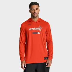 �y�����O�b�Y�zMLB �A�X�g���Y ���� T�V���c Nike/�i�C�L �����Y �I�����W (Men's Nike 26 City Connect Dri-Fit Lightweight Long Sleeve Hood)