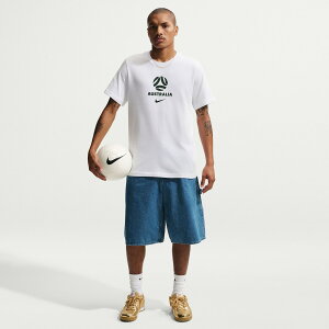 �y�����O�b�Y�zNATIONAL TEAM �I�[�X�g�����A��\ T�V���c Nike/�i�C�L �����Y �z���C�g (NIK SU26 Men's Crest SS Tee)