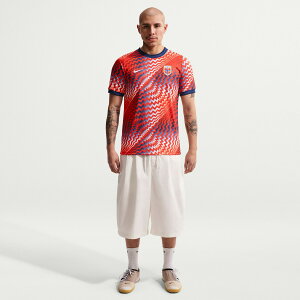 �y�����O�b�Y�zNATIONAL TEAM �m���E�F�[��\ �g���[�j���O�E�F�A Nike/�i�C�L �����Y �I�����W (NIK SU26 Men's Dri-Fit SS Pre-Match Top)