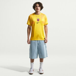 �y�����O�b�Y�zNATIONAL TEAM �m���E�F�[��\ �S�[���L�[�p�[ ���j�t�H�[�� Nike/�i�C�L �����Y �C�G���[ (NIK SU26 Men's Stadium Replica Goalkeeper Jersey)