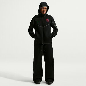 �y�����O�b�Y�zNATIONAL TEAM �A�����J��\ �W���P�b�g Nike/�i�C�L �����Y �u���b�N (NIK SU26 Men's Tech Fleece FZ Hooded Jacket)