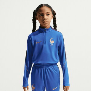 �y�����O�b�Y�zNATIONAL TEAM �t�����X��\ �g���[�j���O�E�F�A Nike/�i�C�L ���[�X�E�W���j�A�T�C�Y �u���[ (NIK SU26 Youth Dri-Fit Strike Drill Top)