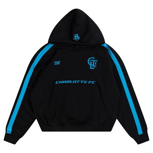 �y�����O�b�Y�zMLS �V���[���b�gFC �p�[�J�[ Live Breathe Futbol �����Y �u���b�N (LBF S26 Unisex Rossi PO Hood)