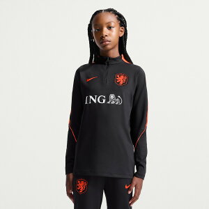 �y�����O�b�Y�zNATIONAL TEAM �I�����_��\ �g���[�j���O�E�F�A Nike/�i�C�L ���[�X�E�W���j�A�T�C�Y �u���b�N (NIK SU26 Youth Dri-Fit Strike Drill Top)