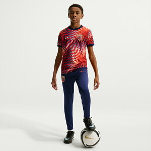 �y�����O�b�Y�zNATIONAL TEAM �m���E�F�[��\ �g���[�j���O�E�F�A Nike/�i�C�L ���[�X�E�W���j�A�T�C�Y ���b�h (NIK SU26 Youth Dri-Fit Pre-Match Top)