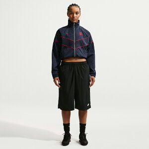 �y�����O�b�Y�zNATIONAL TEAM �A�����J��\ �W���P�b�g Nike/�i�C�L ���f�B�[�X �l�C�r�[ (NIK SU26 Women's UV Woven FZ Jacket)