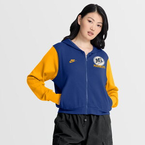 �y�����O�b�Y�zMLB �}���i�[�Y �p�[�J�[ Nike/�i�C�L ���f�B�[�X ���C�����u���[ (Women's Nike MLB Cooperstown Lightweight Full Zip Hood)