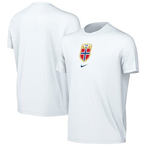 �y�����O�b�Y�zNATIONAL TEAM �m���E�F�[��\ T�V���c Nike/�i�C�L ���[�X�E�W���j�A�T�C�Y �z���C�g (NIK SU26 Youth Crest Tee)