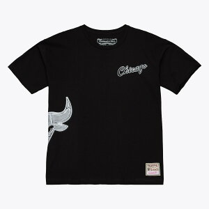 �y�����O�b�Y�zNBA �u���Y T�V���c Mitchell & Ness/�~�b�`�F�����l�X �����Y �u���b�N (NBA S26 CHROME HERITAGE TEE)
