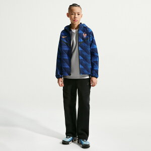 �y�����O�b�Y�zNATIONAL TEAM �t�����X��\ �W���P�b�g Nike/�i�C�L �L�b�Y�T�C�Y �u���[ (NIK SU26 Boys Tech Woven FZ Hooded Jacket)