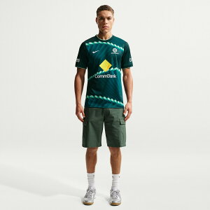�y�����O�b�Y�zNATIONAL TEAM �I�[�X�g�����A��\ �v���}�b�`�g�b�v Nike/�i�C�L �����Y �O���[�� (NIK SU26 Men's Dri-Fit SS Pre-Match Top)