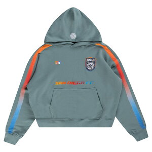 �y�����O�b�Y�zMLS �T���f�B�G�SFC �p�[�J�[ Live Breathe Futbol �����Y �O���C (LBF S26 Unisex Rossi PO Hood)