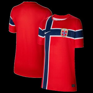 �y�����O�b�Y�zNATIONAL TEAM �m���E�F�[��\ �z�[�� ���j�t�H�[�� �i���v���J�j Nike/�i�C�L ���[�X�E�W���j�A�T�C�Y ���b�h (NIK S26 Youth Stadium Replica Jersey)