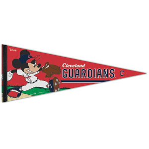 �y�����O�b�Y�zMLB �C���f�B�A���X �t���b�O WinCraft (12x30 Disney Character Premium Quality Pennant)