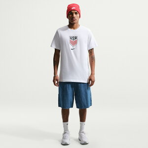 �y�����O�b�Y�zNATIONAL TEAM �A�����J��\ T�V���c Nike/�i�C�L �����Y �z���C�g (NIK SU26 Men's Crest SS Tee)