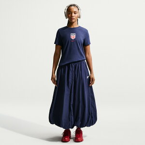 �y�����O�b�Y�zNATIONAL TEAM �A�����J��\ T�V���c Nike/�i�C�L ���f�B�[�X �l�C�r�[ (NIK SU26 Women's Crest Tee)