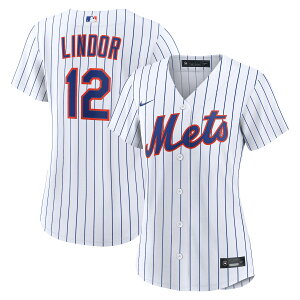 Women's Nike Francisco Lindor White New York Mets Home Replica Jersey