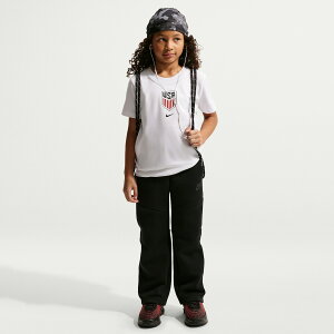 �y�����O�b�Y�zNATIONAL TEAM �A�����J��\ T�V���c Nike/�i�C�L ���[�X�E�W���j�A�T�C�Y �z���C�g (NIK SU26 Youth Crest Tee)