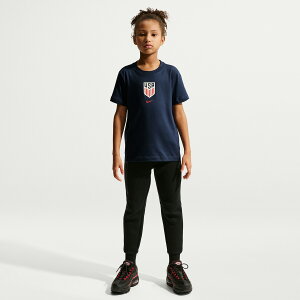 �y�����O�b�Y�zNATIONAL TEAM �A�����J��\ T�V���c Nike/�i�C�L ���[�X�E�W���j�A�T�C�Y �l�C�r�[ (NIK SU26 Youth Crest Tee)