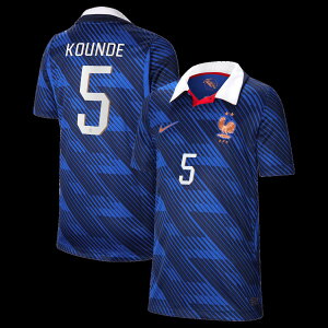 �y�����O�b�Y�zNATIONAL TEAM �t�����X��\ �W���[���E�N���f �z�[�� ���j�t�H�[�� �i���v���J�j Nike/�i�C�L ���[�X�E�W���j�A�T�C�Y �u���[ (NIK S26 Youth Stadium Replica Jersey - Player)