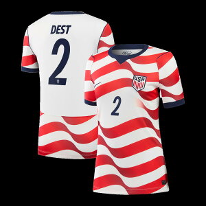�y�����O�b�Y�zNATIONAL TEAM �A�����J��\ �Z���W�[�m�E�f�X�g �z�[�� ���j�t�H�[�� �i���v���J�j Nike/�i�C�L ���f�B�[�X �z���C�g (NIK S26 Women's Stadium Replica Jersey - Player)