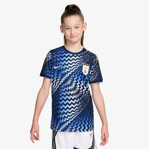 �y�����O�b�Y�zNATIONAL TEAM �E���O�A�C��\ �g���[�j���O�E�F�A Nike/�i�C�L ���[�X�E�W���j�A�T�C�Y �u���[ (NIK SU26 Youth Dri-Fit Pre-Match Top)
