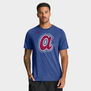 �y�����O�b�Y�zMLB �u���[�u�X T�V���c Nike/�i�C�L �����Y �w�U�[���C���� (Men's Nike MLB Cooperstown Logo Triblend Tee)