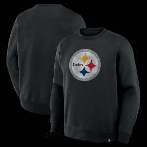 �y�����O�b�Y�zNFL �X�e�B�[���[�Y �g���[�i�[ Fanatics/�t�@�i�e�B�N�X �����Y �u���b�N (FANATICS DISTRESSED LOGO LEGACY FLEECE CREW)