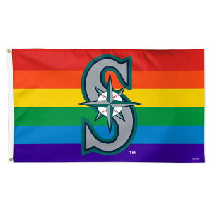 �y�����O�b�Y�zMLB �}���i�[�Y �t���b�O WinCraft (3'x5' Deluxe Flag - Pride)