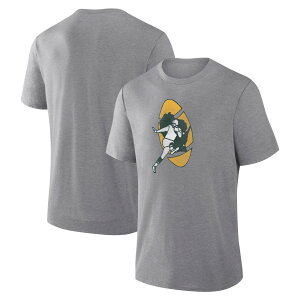 �y�����O�b�Y�zNFL �p�b�J�[�Y T�V���c Fanatics/�t�@�i�e�B�N�X �����Y �w�U�[�O���C (FANATICS VINTAGE HERITAGE TRIBUTE TRIBLEND SS TEE)