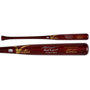 Marcelo Mayer Boston Red Sox Autographed Victus Game Model Bat with MLB Debut 5/24/26 Inscription
