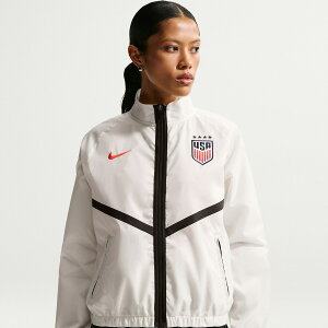 �y�����O�b�Y�zNATIONAL TEAM �A�����J��\ �W���P�b�g Nike/�i�C�L ���f�B�[�X �z���C�g (NIK SU26 Women's Dri-Fit KMD Anthem jacket)