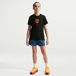 �y�����O�b�Y�zNATIONAL TEAM �I�����_��\ T�V���c Nike/�i�C�L ���[�X�E�W���j�A�T�C�Y �u���b�N (NIK SU26 Youth Crest Tee)