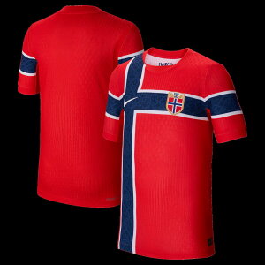 �y�����O�b�Y�zNATIONAL TEAM �m���E�F�[��\ �z�[�� ���j�t�H�[�� �i�I�[�Z���e�B�b�N�j Nike/�i�C�L ���[�X�E�W���j�A�T�C�Y ���b�h (NIK S26 Youth Match Authentic Jersey)