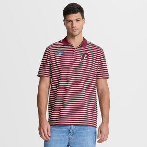 �y�����O�b�Y�zMLB �t�B���[�Y �|���V���c Nike/�i�C�L �����Y ���b�h (Men's Nike MLB Cooperstown Striped Victory Polo)