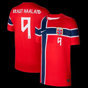�y�����O�b�Y�zNATIONAL TEAM �m���E�F�[��\ �G�[�����O�E�z�[�����h �z�[�� ���j�t�H�[�� �i���v���J�j Nike/�i�C�L ���[�X�E�W���j�A�T�C�Y ���b�h (NIK S26 Youth Stadium Replica Jersey - Player)