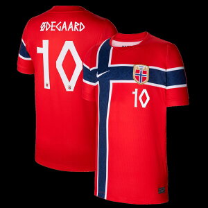 �y�����O�b�Y�zNATIONAL TEAM �m���E�F�[��\ �}���e�B���E�E�[�f�S�[�� �z�[�� ���j�t�H�[�� �i���v���J�j Nike/�i�C�L ���[�X�E�W���j�A�T�C�Y ���b�h (NIK S26 Youth Stadium Replica Jersey - Player)