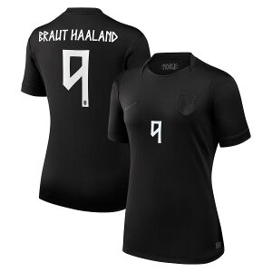 �y�����O�b�Y�zNATIONAL TEAM �m���E�F�[��\ �G�[�����O�E�z�[�����h �A�E�F�C ���j�t�H�[�� �i���v���J�j Nike/�i�C�L ���f�B�[�X �u���b�N (NIK S26 Women's Stadium Replica Jersey - Player)