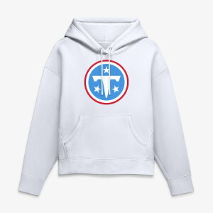 �y�����O�b�Y�zNFL �^�C�^���Y �p�[�J�[ Fanatics/�t�@�i�e�B�N�X ���f�B�[�X �z���C�g (NFL Womens Fanatics Essential Logo Legacy POH - R)