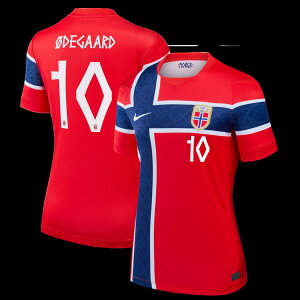 �y�����O�b�Y�zNATIONAL TEAM �m���E�F�[��\ �}���e�B���E�E�[�f�S�[�� �z�[�� ���j�t�H�[�� �i���v���J�j Nike/�i�C�L ���f�B�[�X ���b�h (NIK S26 Women's Stadium Replica Jersey - Player)